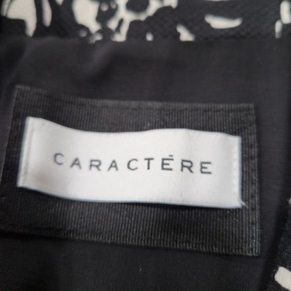 Caractere Single Breasted Blazer Jacket Scribble Print  Large - Picture 5 of 12